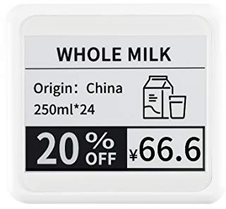 Waveshare 4.2inch NFC-Powered E-Paper Module, Black/White Display, 400x300 Resolution, Wireless Powered, Suitable for Equipment Labels