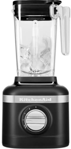 KitchenAid Blender - K150 - Bol en plastique sans BPA de 1,4 L - 3 vitesses et programme Impulsion - Noir réglisse