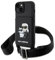 Karl Lagerfeld KLHCP14SCSAKCPMK hülle für iPhone14 6.1 hardcase Schwarz Crossbody Saffiano Karl & Choupette