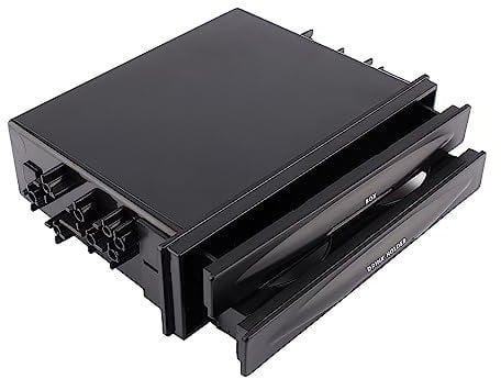 Auto Storage Holder, Double Din Radio Pocket Multifunctional Car Storage Box, for Remote Controller Mobile Phone