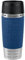 Emsa Thermobecher Travel Mug Classic Dunkelblau 360 ml mit persönlicher Rund-Gravur gelasert Edelstahl Soft-Touch-Manschette | neuer Komfort-Schraubverschluss