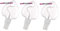 POPETPOP 2sets Heart Shaped Spray Bottle for Travel Leak Proof Portable Lotion Bottles w Carabiner Multi-function Travel Bottles for Perfume Outdoor 3pcs*2