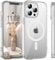 HGH Magnetisch Hülle für iPhone 12/12 Pro kompatibel mit Magsafe, Transparent Handyhülle für iPhone 12/12 Pro Vergilbungsbeständig für Dünn Transparent Hülle für iPhone 12/12 Pro Case (Weiß)