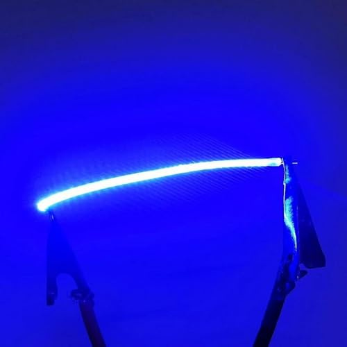 LISOCLU Flexibles 3-V-Filament, 38 mm, 60 mm, 80 mm, 95 mm, 130 mm, 145 mm, 185 mm, 255 mm, 300 mm, 450 mm, LED-Glühfaden, LED-Perlendiode, Lichtzubehör (2 Stück), 300 mm, weiches Filament, blaues