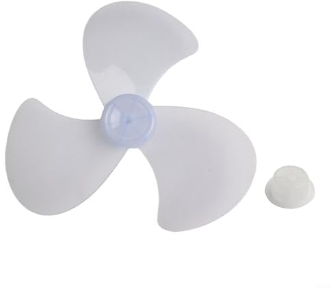 16 Inch Fan Blade Holder with Nut Cover Perfect Fit for Stand Up and Desk Fans (Fan blade + Nut)