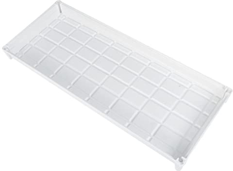 iplusmile Paletas De Plástico Gruesas para Plantas Bandeja De Drenaje Plástico para Macetas Bandeja De Jardín para Balcón y Terraza