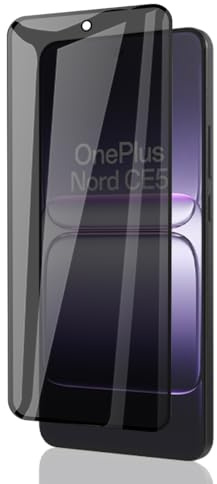 Phlleyaa Schutzfolie für OnePlus Nord CE5 für Panzerglas Sichtschutz 1 Stück, 9H Härte, Anti- Kratzer, Bläschenfrei, Anti-Spy Panzerfolie für OnePlus Nord CE5 Panzer Schutz Glas
