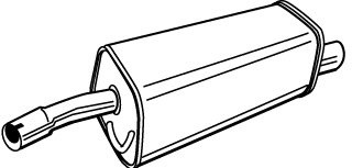 Walker 71398 Endschalldämpfer