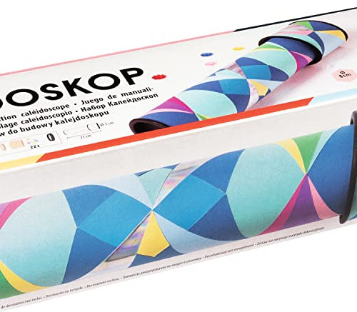 folia 977 - Kaleidoskop Bastel Set, 35 teilig, Lehrreiche Bastelpackung für Kinder und Erwachsene
