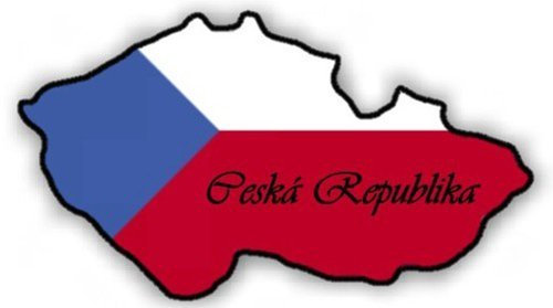 Auto Aufkleber, Car Sticker Česká Republika Tschechien, Czech Republic, Czechia Konturgeschnitten. (ca. 11x8 cm)