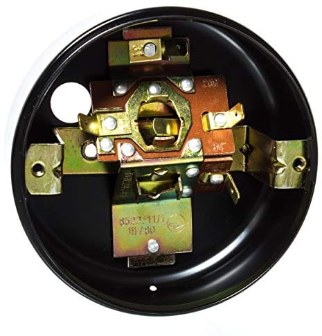 Rücklichtunterteil ohne Lichtaustritt f. Kennzeichen - (Metallgehäuse) - BSL (8522.11) ø 100mm - ohne Leuchtmittel und Kleinteile - KR51/1, S50
