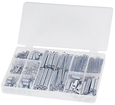K2 F 200 Stück – Federn metallischen In-Sortiment misto. Kompression von mm. 5,5 x 17,5 A 9,5 x 19.-mm. 4 x 79,5 A 8,5 x 47.