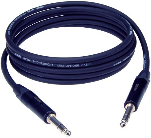Klotz B4PP1-1000 Symmetrisches Audiokabel, MY206, Schwarz, 10 m, symmetrische Klinkenkabel