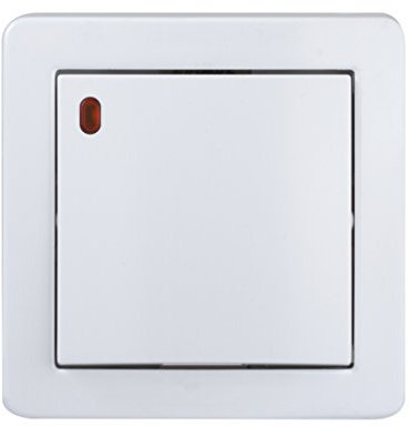 Schneider Electric SC5SHN0262052P Alrea Poussoir Lumineux, Blanc