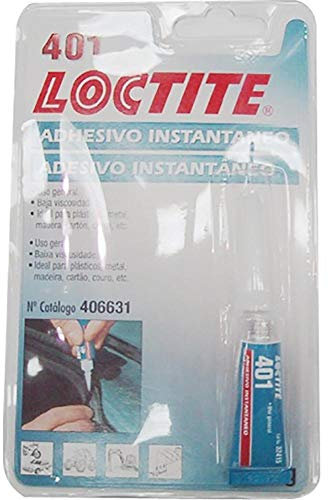 ADHESIVO INSTANTANEO LOCTITE LOCTITE 401 406631 3 GR