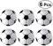 YeahiBaby Aufblasbare Ball Fußbälle Spielzeug für Fan Artikel Kinder Party Favor 6 Stück (Weiß und Schwarz)