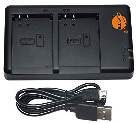 DSTE BLN-1 BLN1 Battery Charger Compatible with Olympus OM-D E-M1 OM-D E-M5 OM-D E-M5 Mark II Pen E-P5 BCN-1