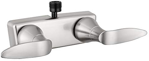 Dura Faucet DF-SA100LH-SN Valvola deviatore per rubinetto doccia RV con leve alate (nichel satinato)