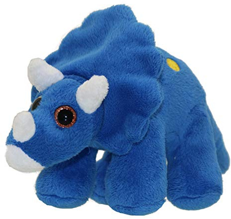 Wilberry - Dinosaurs - Blue Triceratops Soft Toy - WB001405
