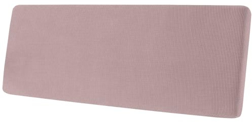 SYLC Sofa Sitzkissenbezug, Sofa Sitzkissenbezug Stretch, Elastischer Kissenbezüge, Husse Überzug Bezug Für Sofa Sitzkissen, rutschfest Stoff Tartan (Rosa,Rückenkissen)