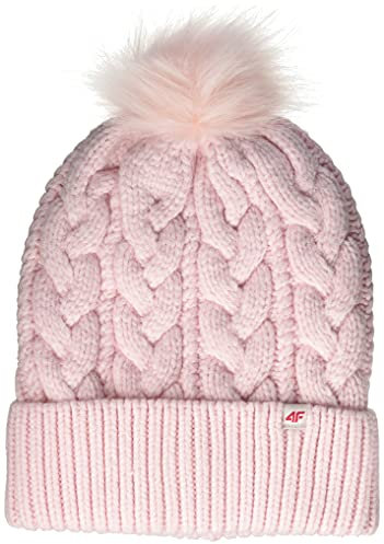 4F Girls HJZ20-JCAD004-56S Mütze, Puder Rose, 0