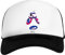 Bibi Weiß Schwarz Unisex Kinder Baseball Cap Kids White Black