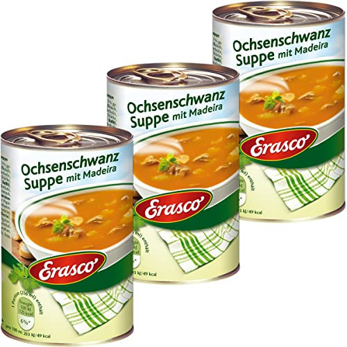 Lot de 3 soupes de queue de bœuf aux champignons et Madère 385 ml