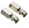 Keple FME-Stecker auf SMA-Stecker-Adapter, 50 Ohm SMA-Adapter mit vernickeltem Gehäuse für Antennen und Funkgeräte, Stecker auf Stecker gerade Adapter, 2 Stück