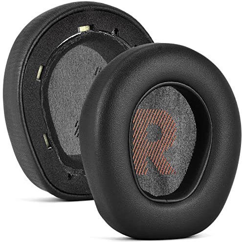 XBERSTAR Almohadillas para auriculares JBL Quantum 400 con cable para juegos (1 par, negro, piel de proteína y tela)