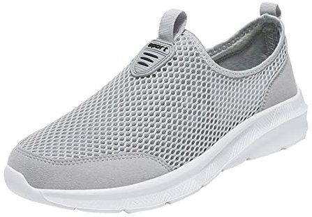 Stivali Uomo Stivali Uomo Alti Neri Scarpe Uomo Tela estive Scarpe da Ginnastica estive Uomo Senza Lacci 2023 Sneakers Tela Uomo Beige #3 10.99