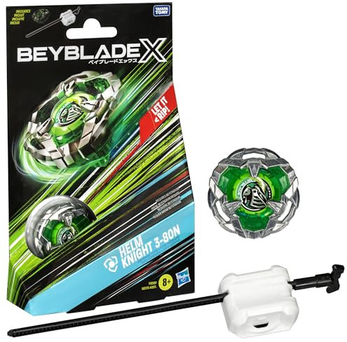Beyblade X Starter Pack – F9581 – Kreisel & Launcher – Helm Knight 3-80N