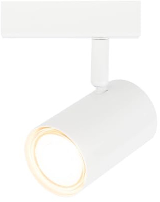 Ledvion LED-Deckenstrahler weiß, rechteckig, neigbar, dimmbar, GU10-Fassung, Anbaumontage, schwarze Lampe, runde Lampe, Beleuchtung, IP20, GU10-Fassung, ohne GU10-Lampe