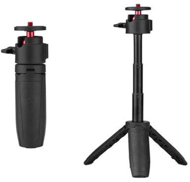 Generic Perche à selfie extensible compatible avec DJI Osmo Pocket 3, trépied extensible avec tête sphérique à 360 °, vis de 6,35 mm pour Pocket 3