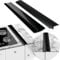 Abulun 2Pack silicone stove gap covers,stove counter gap cover,cooker sides gap filler for oven,heat-resistant cooker gap strips,anti-stain worktop edging strip