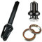 Chilli Pro Scooters FAT27+ 24 Stunt-Scooter Fork IHC Komplettset mit Headset Trick Roller Ersatz Tuning Gabel passend für 100 I 110 I 120mm Rollen Schwarz