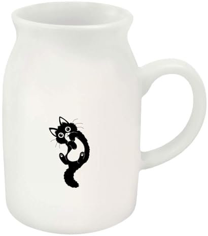 300ml 'Rolling Fluffy Cat' Ceramic Milk Jug (MJ00016245)