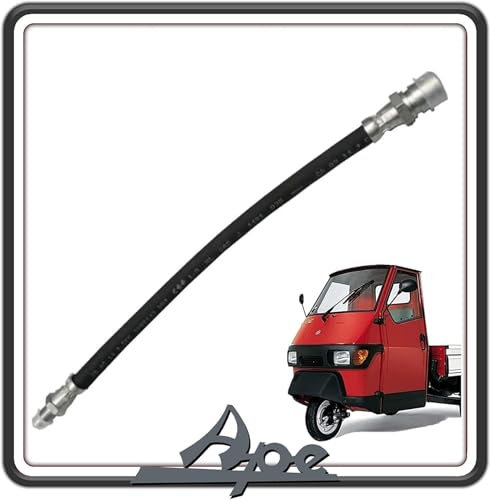 CAVO TUBO FLESSIBILE FRENO FRENI POSTERIORE PER PIAGGIO APE TM 703 BENZINA DIESEL – APE 602 - APE 50 - APE POKER BENZINA E DIESEL - APE CAR - MAX DIESEL - PIAGGIO QUARGO ORIGINALE PIAGGIO.