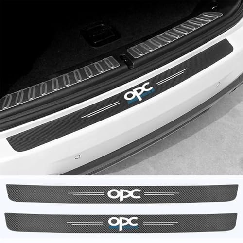 DYKGYLYS Heckstoßstange Schutzfolie, für Opel OPC Line Astra H G J K F Zafira A Corsa B C D Mokkav Insignia kohlefaser Aufkleber