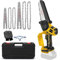 Mini Akku Kettensäge kompatibel mit Dewalt 18V 20V (Ohne akku), Bürstenlose 8 Zoll 6 Zoll Elektro Kettensäge, klein Kettensägen Kette Sicherheitsschloss Automatischer Öler astsäge Säge Handkettensäge