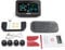 Avutrel TPMS Sistema De Monitoreo De PresióN De NeumáTicos Solar InaláMbrico Monitor De PresióN De NeumáTicos con 4 Sensor Presion Neumaticos 5 Modos De Alarma para Coche SUV Furgoneta