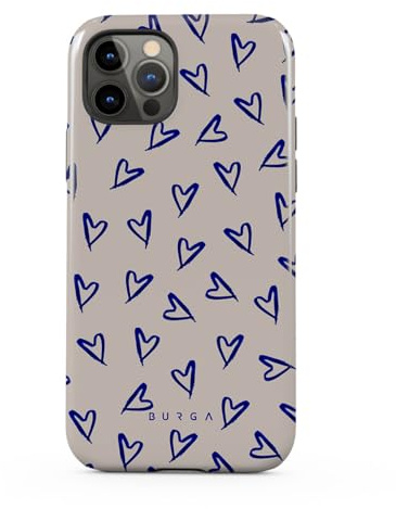 BURGA Unisex Phone Case for iPhone 12 Pro Max – Dual-Layer Hybrid Design with Shock-Absorbing TPU & Durable Exterior, Scratch-Resistant Finish and Raised Bezel Edge for Screen Protection & Daily Use