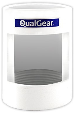 QualGear QG-PRO-PM-PCO-W Pro-AV 1.5 Npt Threaded Pipe Connector with Opening Projector Accessory