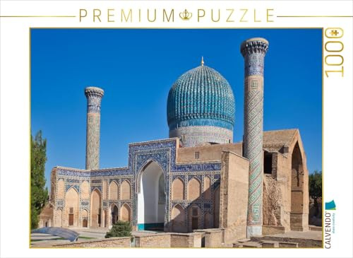 CALVENDO Puzzle Gur Emir Mausoleum in Samarkand | 1000 Teile Lege-Größe 64 x 48 cm Foto-Puzzle für glückliche Stunden