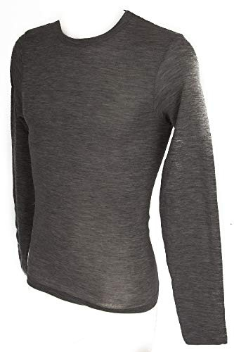 RAGNO Maglia Intima Uomo Camiciola Canottiera Girocollo Manica Lunga Wool & Silk WSK Articolo 60159Q Lana e Seta
