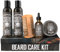 Viking Revolution - Bartpflege Set Für Männer - Conditioner Männer Set Glättet & Lindert Juckreiz am Bart - Enthält Bartshampoo, Spülung, Bartöl, Bart Balsam & Bartkamm Geschenke Für Männer