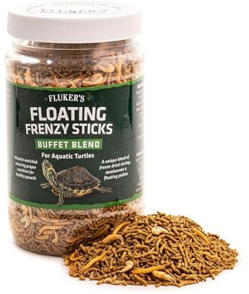 Fluker's Aquatic Turtle Buffet Blend Feeding Frenzy Sticks, 6 oz
