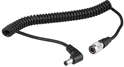 CAMVATE Coiled DC 2.5mm to 4-Pin Hirose Cable for Sound Devices Compatible 688/644/633 ZOOM F8 - 2374