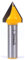 YONICO V Groove Router Bit 60 Degree X 1-Inch Diameter 1/2-Inch Shank 14995