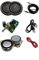 TALENTEC Kit DIY de Audio: Amplificador 2.0, 2X Altavoces 5W 4Ω 2, 2X Rejillas Negras de 2, cableado. Kit de Sonido DIY