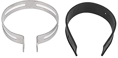 Akozon Exhaust Clamp Exhaust Pipe Clamp Fixed Ring Universal Stainless Steel Motorcycle Exhaust Clamp Pipe Holder Clamp Fixed Ring Hose Clamp Pipe Clamp for Most Motorcycles